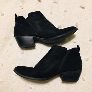 American Eagle Black Suede Booties US Size 6-1/2  Like New worn 3 times